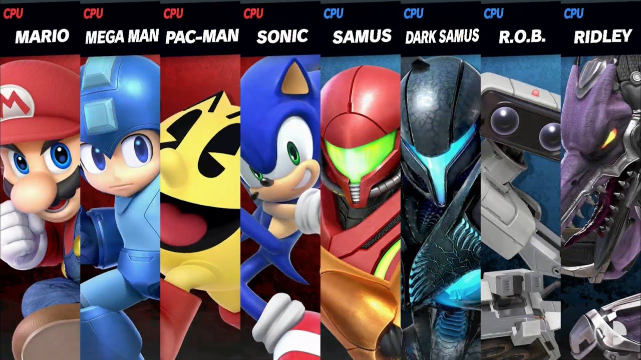 Super Smash Bros. Ultimate - Team Legends vs Team Sci-Fi