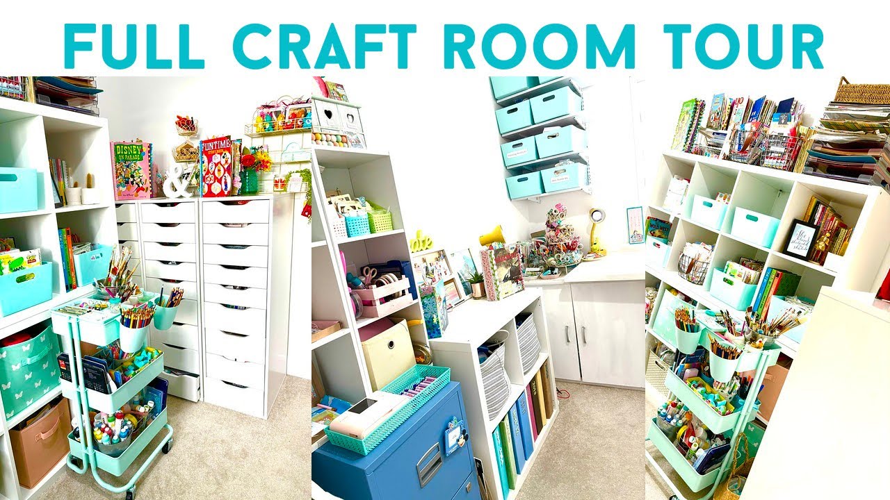 NEW CRAFT ROOM  - FULL TOUR | Storage Chat & Ideas