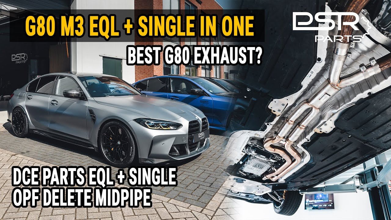 BEST SOUNDING MIDPIPE BMW G8X M3 M4 Equal Length & SINGLE Hybrid OPF Delete Midpipe LOUD SOUND
