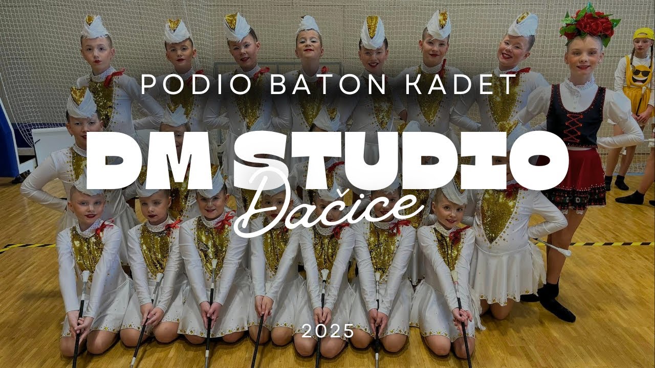 DM Studio Dačice - podio baton kadet 2025