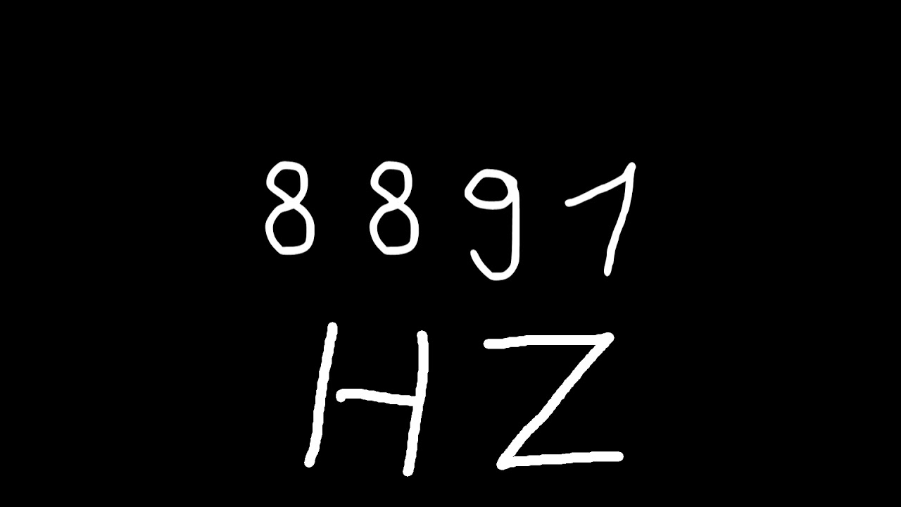 8891 hz