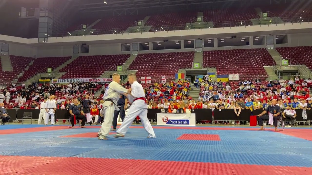 WKO U21 EC, Final -80 Samuel Hallas (Denmark) - Denys Ladoshkyn (Ukraine, aka)