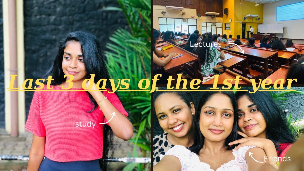 1st year එකේ අන්තිම දවස් 3 🥹♥️| Last 3 days of the 1st year 💕 #study #jpura @Pawani_Jayasinghe ♥️