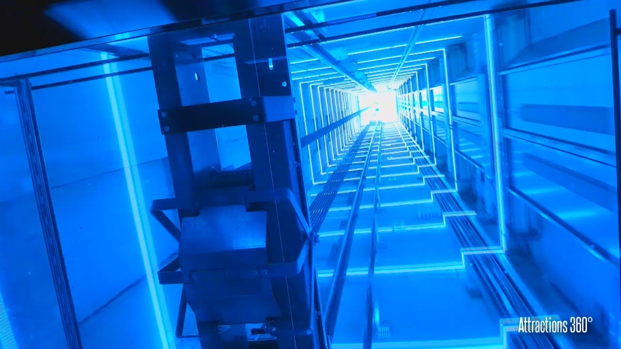 Awesome Elevator Ride up to top of Amsterdam Lookout Tower - A&rsquo;DAM LOOKOUT