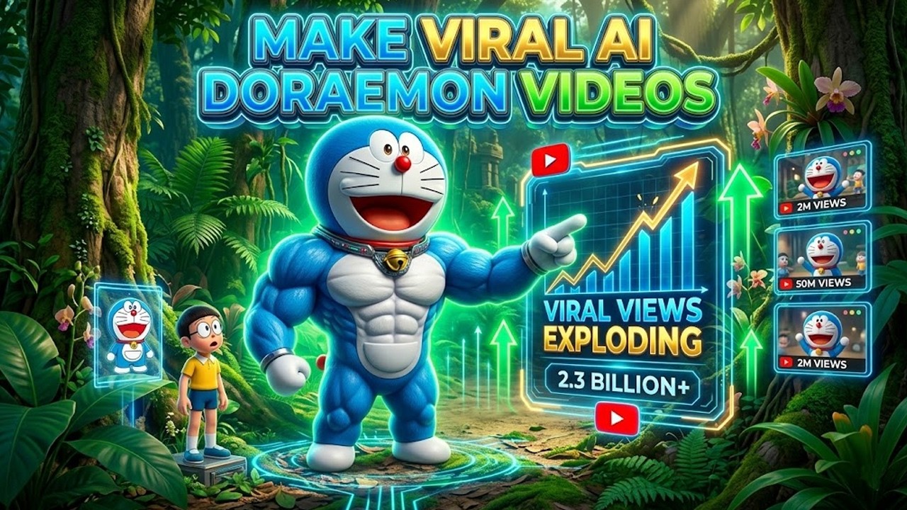 How to make Viral Ai Doraemon Videos  Step by Step