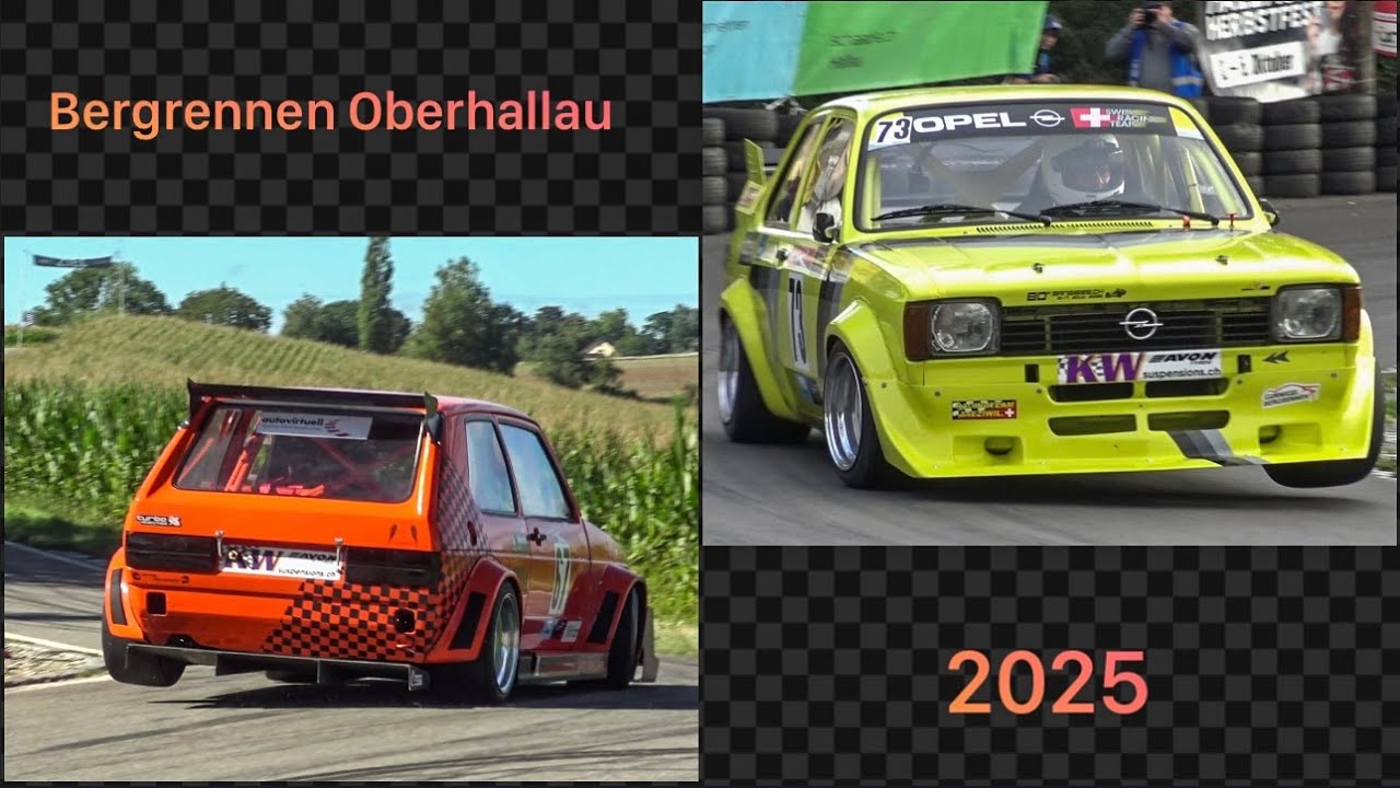 Bergrennen Oberhallau 2025 Best of//Hillclimb//Tourenwagen Festival//Action from the Track