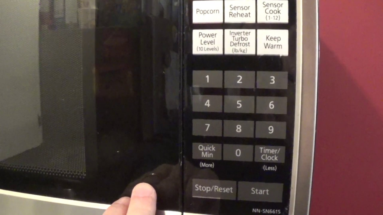How to Set the Clock on a Panasonic Microwave (2 types)