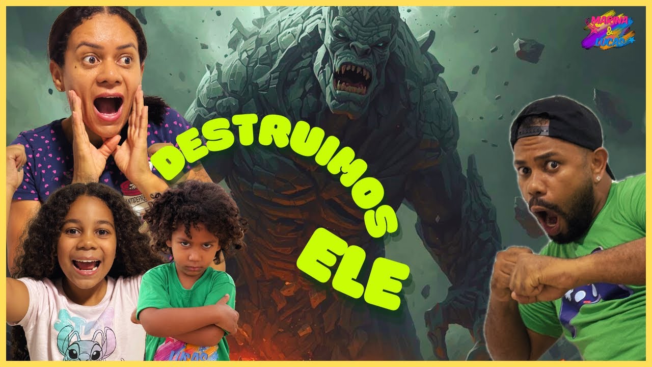 MARINA & LUCAS- 🗿DERROTAMOS O MONSTRO D🗿