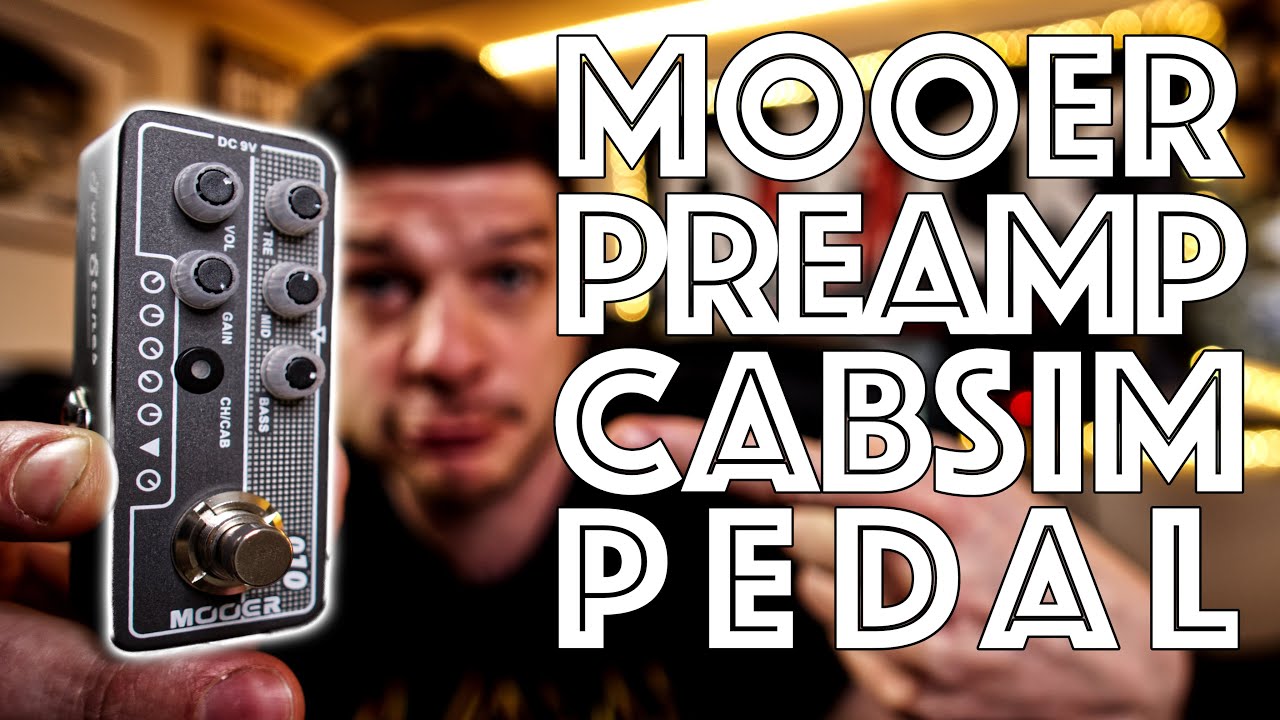 MOOER MICRO PREAMP #010 TWO STONES (DUAL CHANNEL PREAMP/CABSIM)