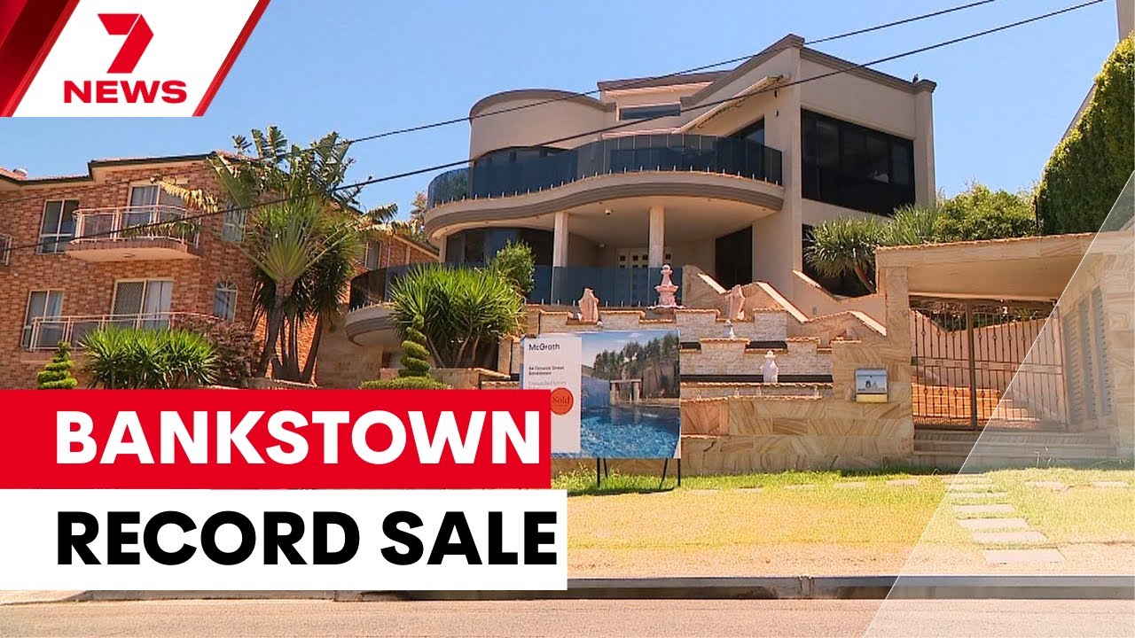 Bankstown six-bedder sells for record price of $6.45 million | 7NEWS