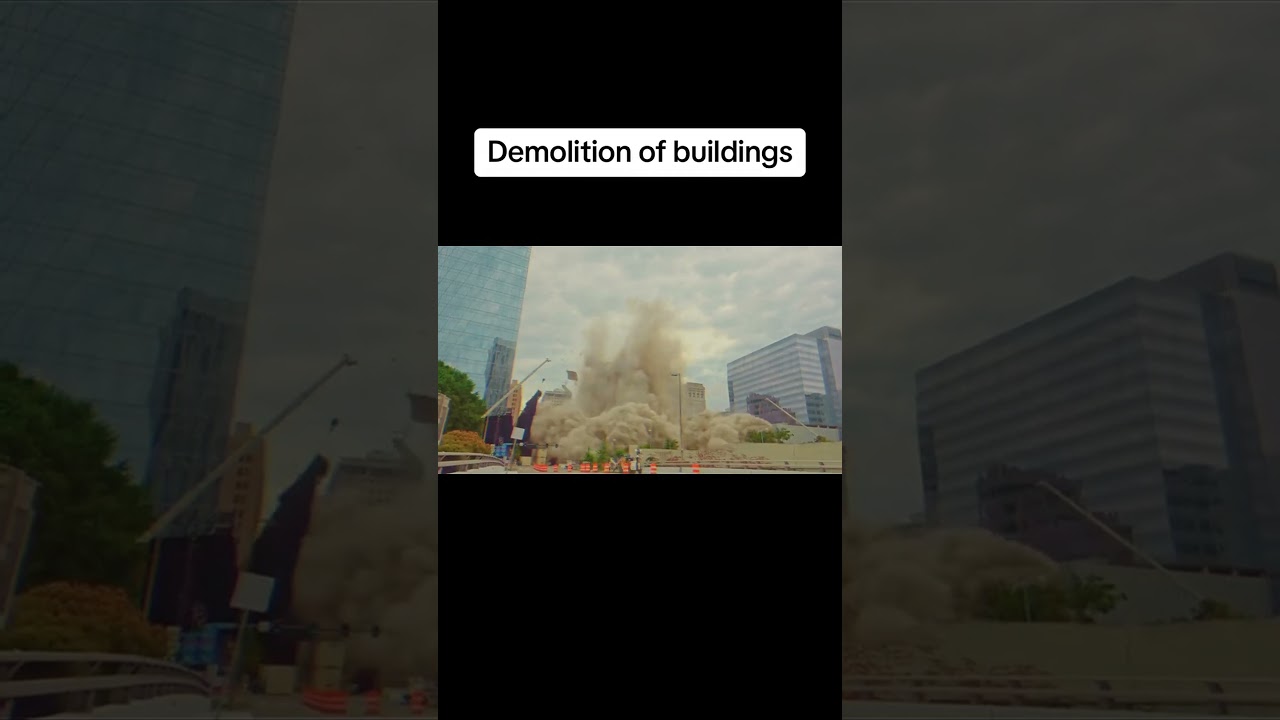 Building demolition in progress #demoltition