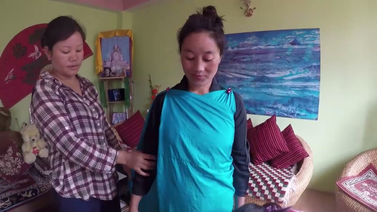 #vlogfromhome//How to wear Lepcha Traditional dress//Thukrow & Dumbun//#Lepchavlog//NorthSikkim//