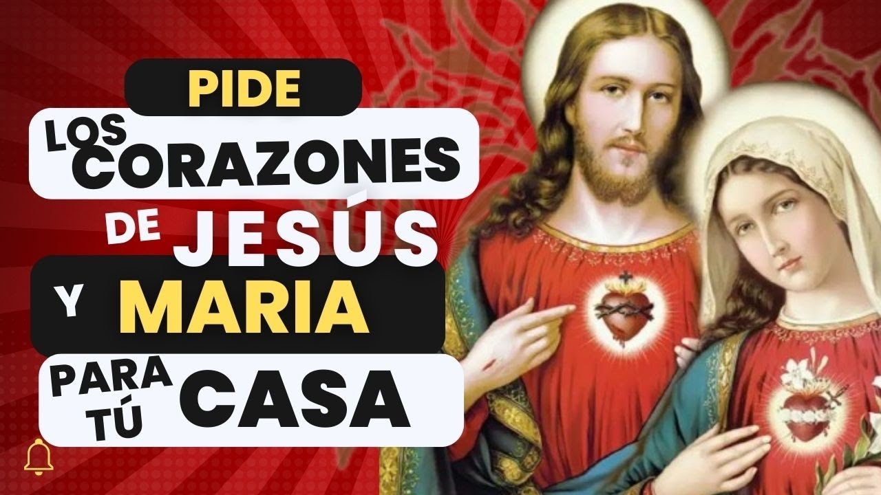 la ORACIÓN AL SAGRADO CORAZÓN  DE HOY ❤️ PIDIENDO PRESENCIA en tú CASA🏡
