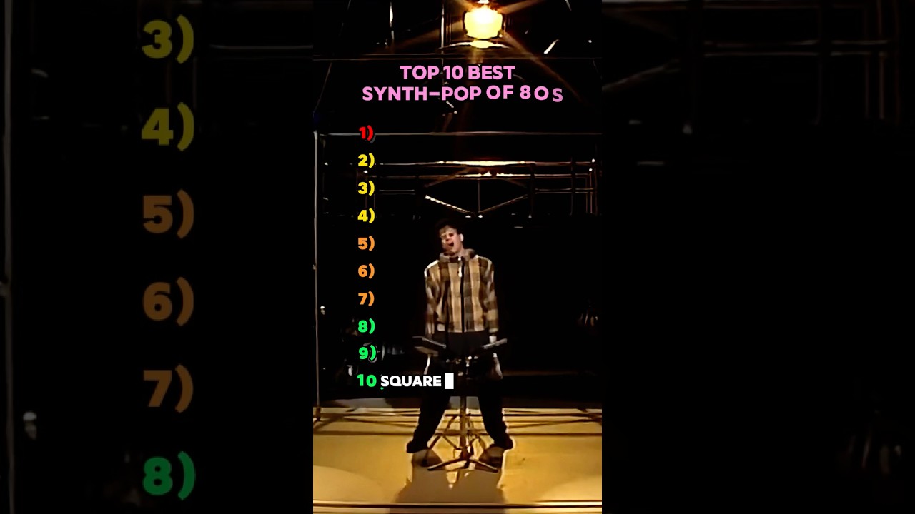 TOP 10 best SYNTH-POP OF 8OS#top10 #80smusic #synthpop #80s #throwback