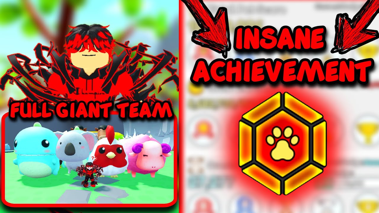 10M PET SCORE + FULL GIANT TEAM - Collect All Pets (Progress)