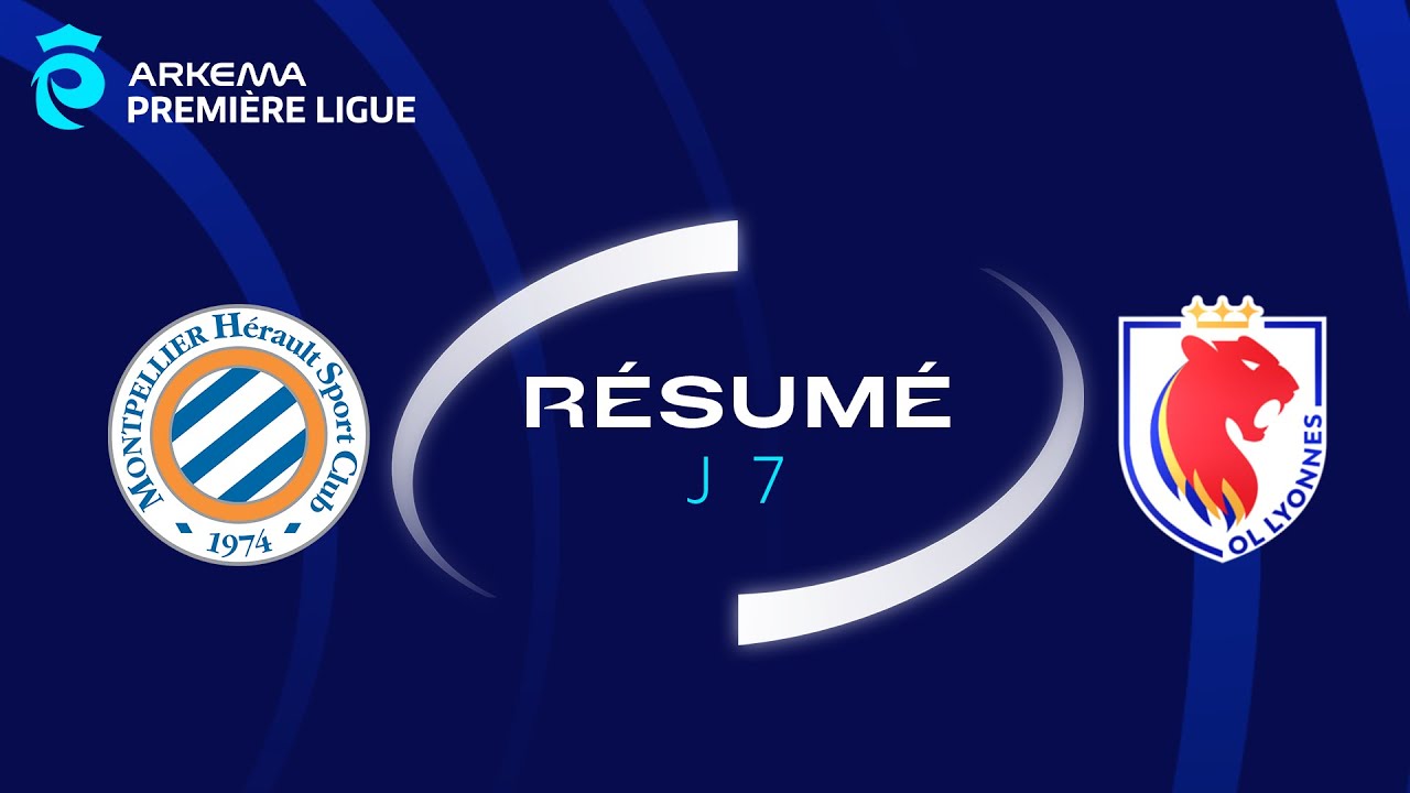 J7 : Montpellier HSC – OL Lyonnes (1-5)