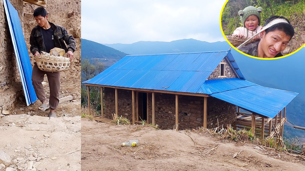 We are working in house II Our house update II Jonson is in new house with dad@pastorallifeofnepal