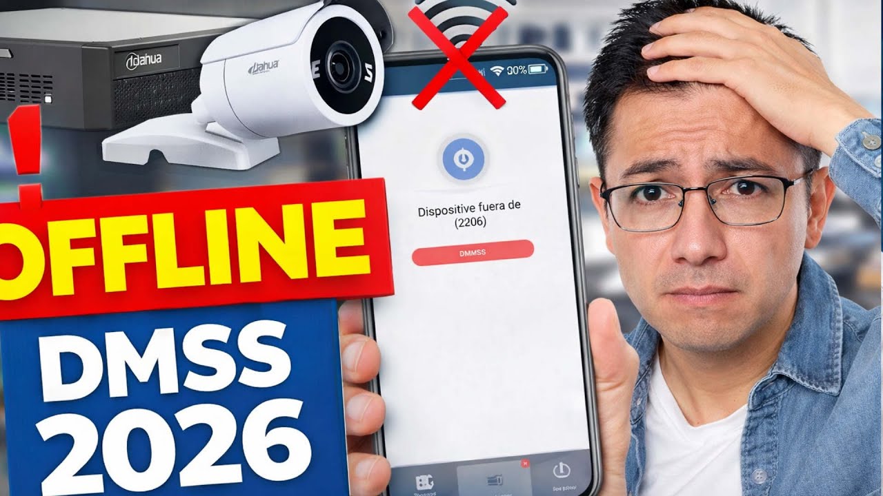 Cámaras Dahua OFFLINE en 2026 (DMSS): solución rápida paso a paso