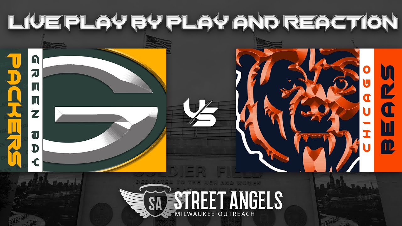 Packers vs Bears Live Play by Play & Reaction (December Charity Stream)