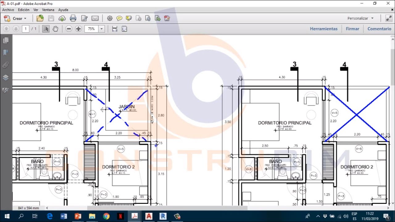 03 Leer e interpretar los símbolos arquitectónicos.