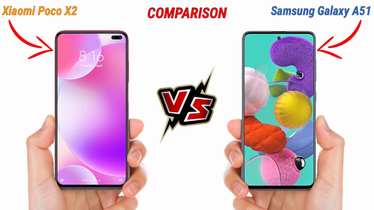 Poco X2 vs Samsung Galaxy A51 | Full Comparison | Which is Better || Most Watch.