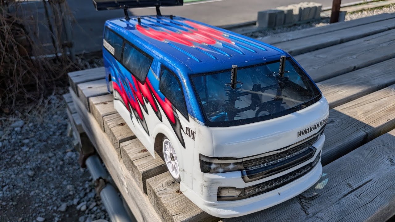 スカイホビー加須サーキットに来てみた♫🎩540ツーリングカーにワンボックスで走ってみた♫🎩