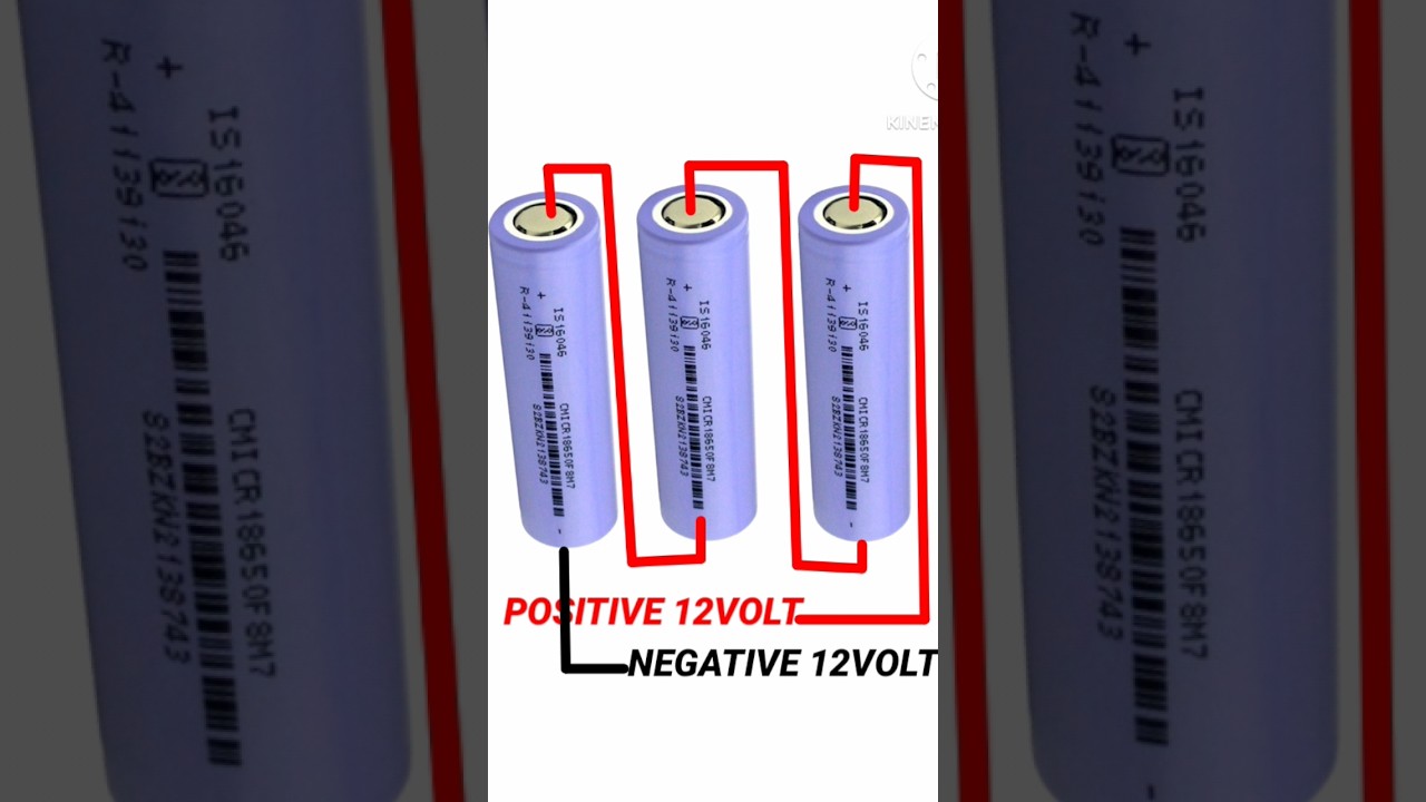 अगर 3 lithium ion battery ko series me connect karenge to kya hooga #shorts #viral #experiment