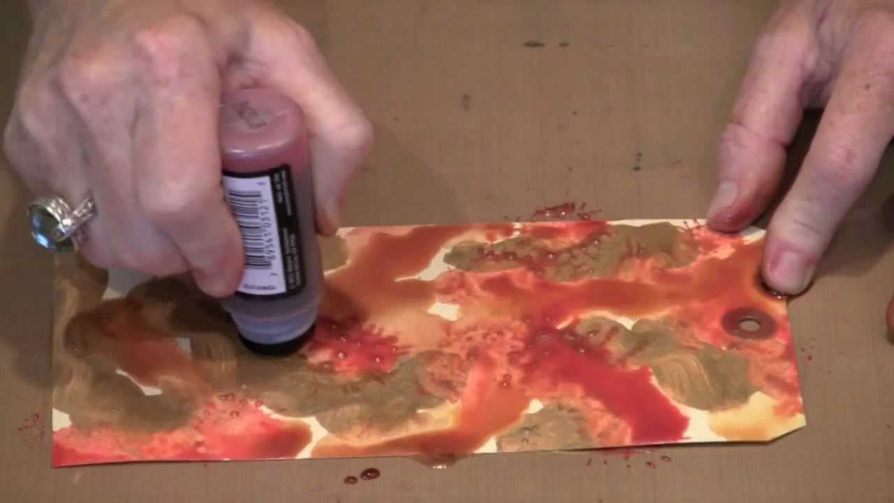 New Tim Holtz Metallic Distress Stains! by Joggles.com
