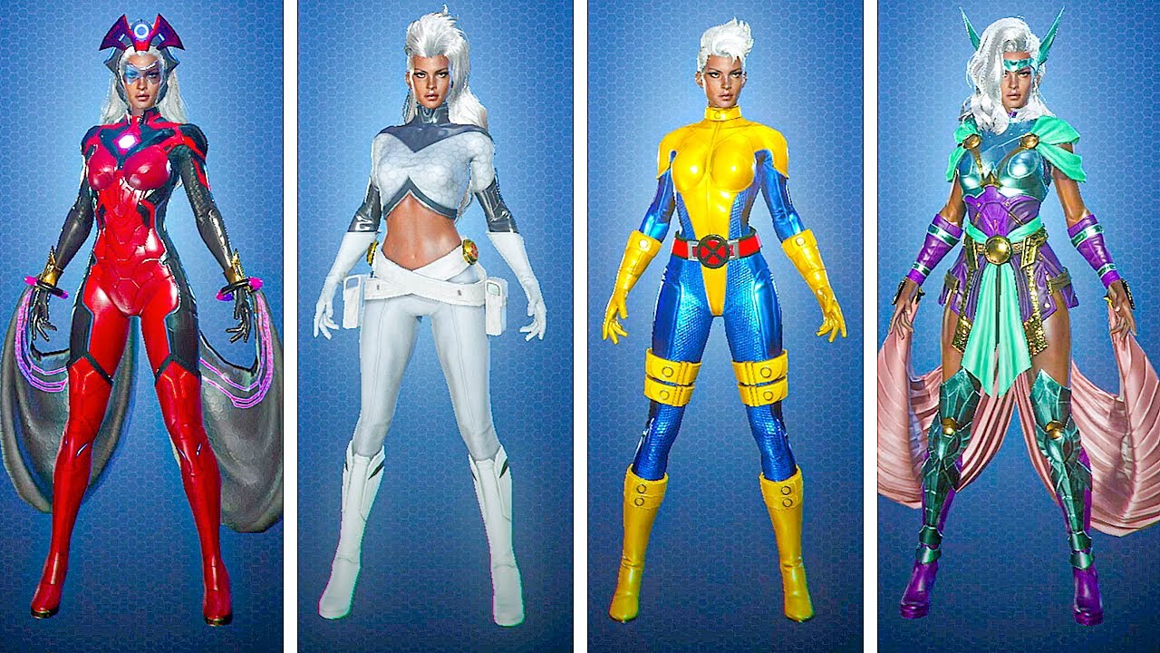 MARVEL Future Revolution - ALL Storm Suits