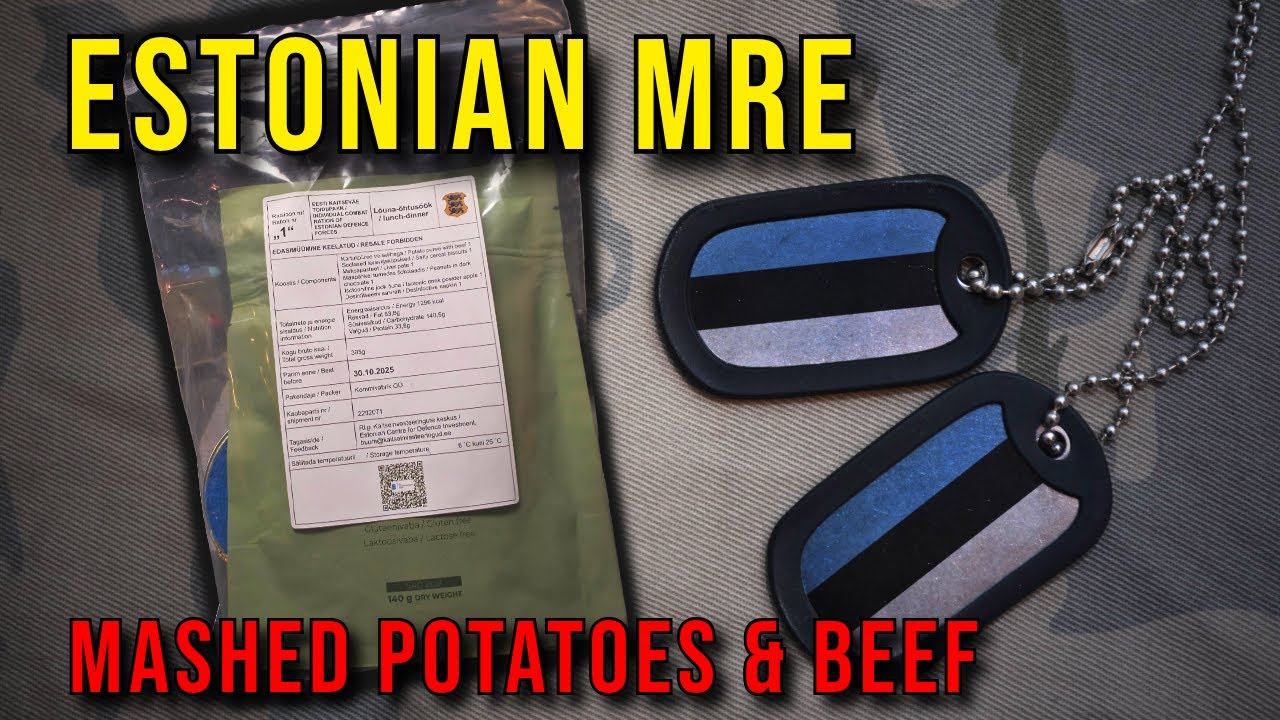 🇪🇪 | MRE SUPREMACY | 2022 Estonian MRE Menu 1 Mashed Potatoes & Beef | TOP TIER!!