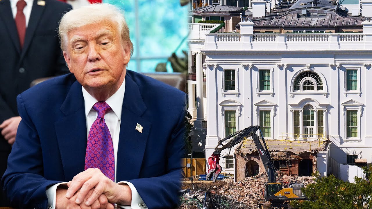Trump TORE DOWN the White House and there’s NO PLAN to fix it