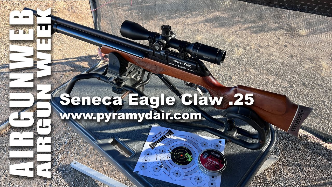 AIRGUN WEEK 2022 - Seneca Eagle Claw .25 Caliber - Awesome HUNTING PCP!