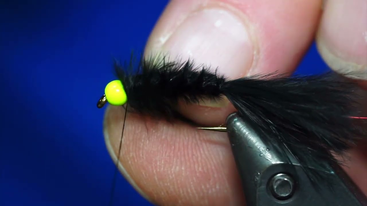 Beginner Fly Tying Series - M&M Black Leech