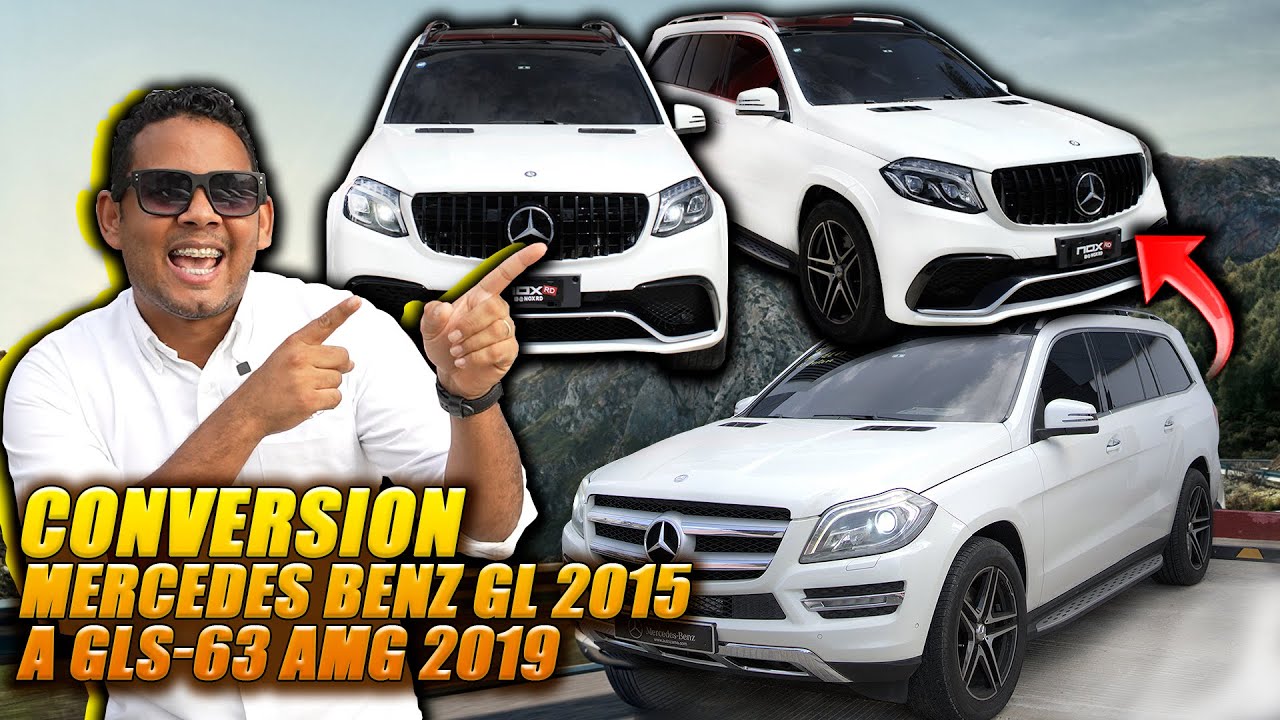 TRANSFORMAMOS esta Mercedes Benz GL 2015 a GLS 63 AMG 2019