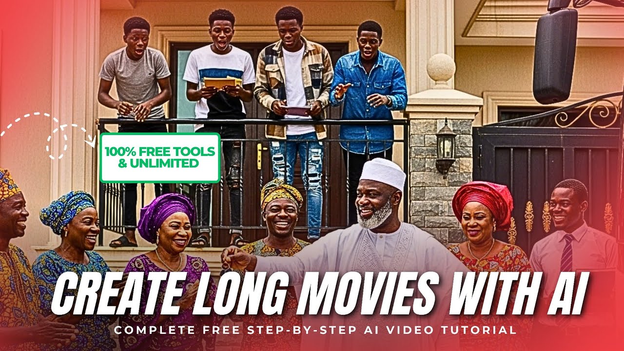 How to Create Long Realistic Movies with AI (100% FREE & UNLIMITED)