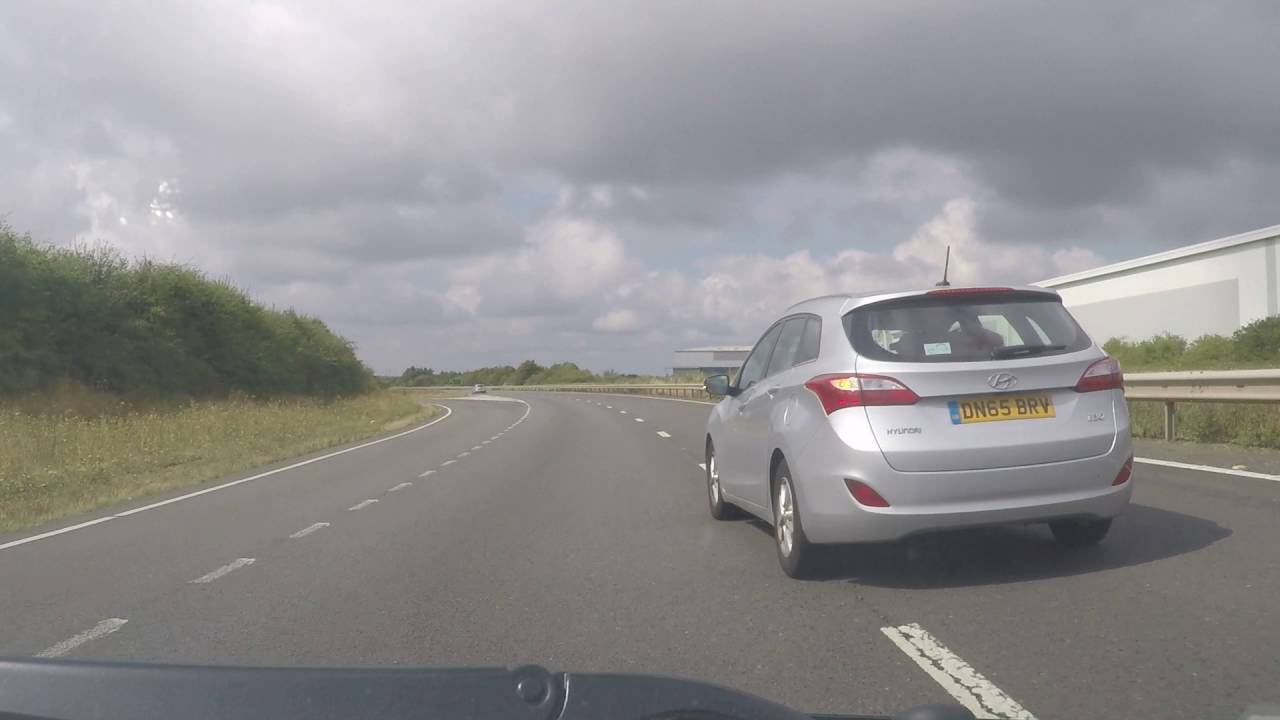 UK Motorways - A14 west Thrapston - J14 to J13