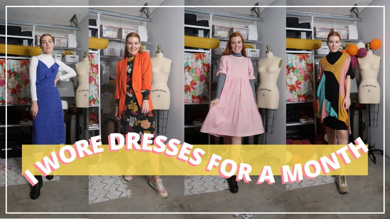 I Wore Only Dresses👗For A Month