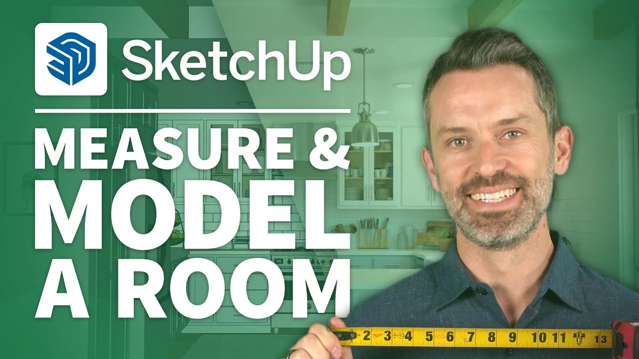 Учебное пособие по дизайну интерьера в SketchUp — как измерить и смоделировать комнату (9 ПРОСТЫХ...
