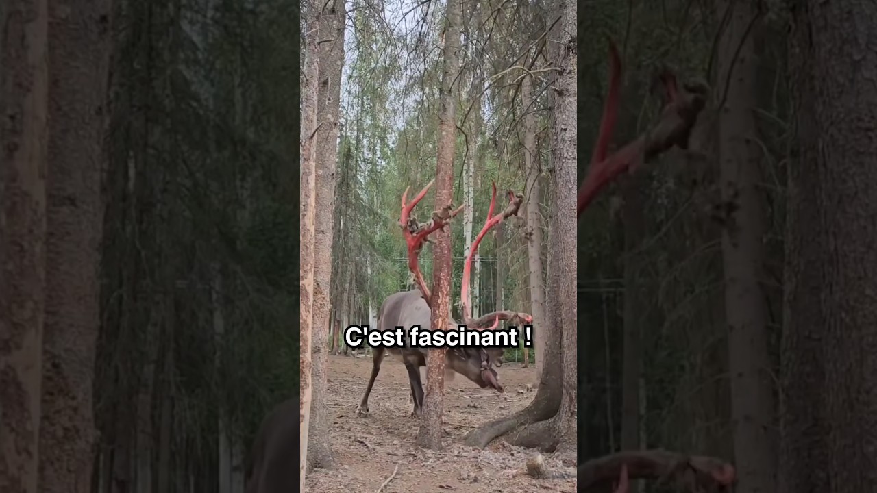 Les bois de velours des cervid&eacute;s