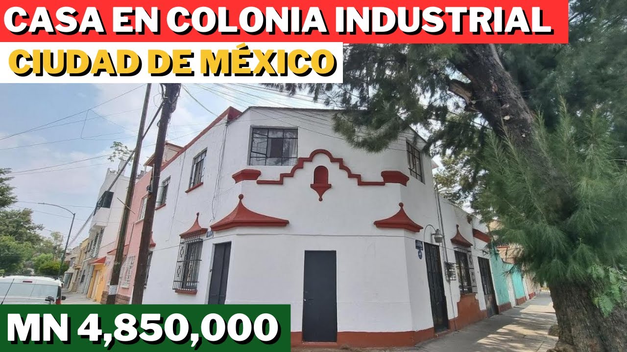 Se Vende Casa de Esquina en La Colonia Industrial en la Ciudad de México // México