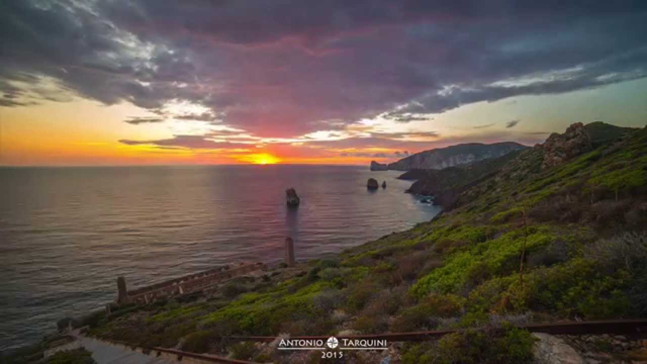Masua - Tramonto alla Laveria Lamarmora 18 agosto 2015