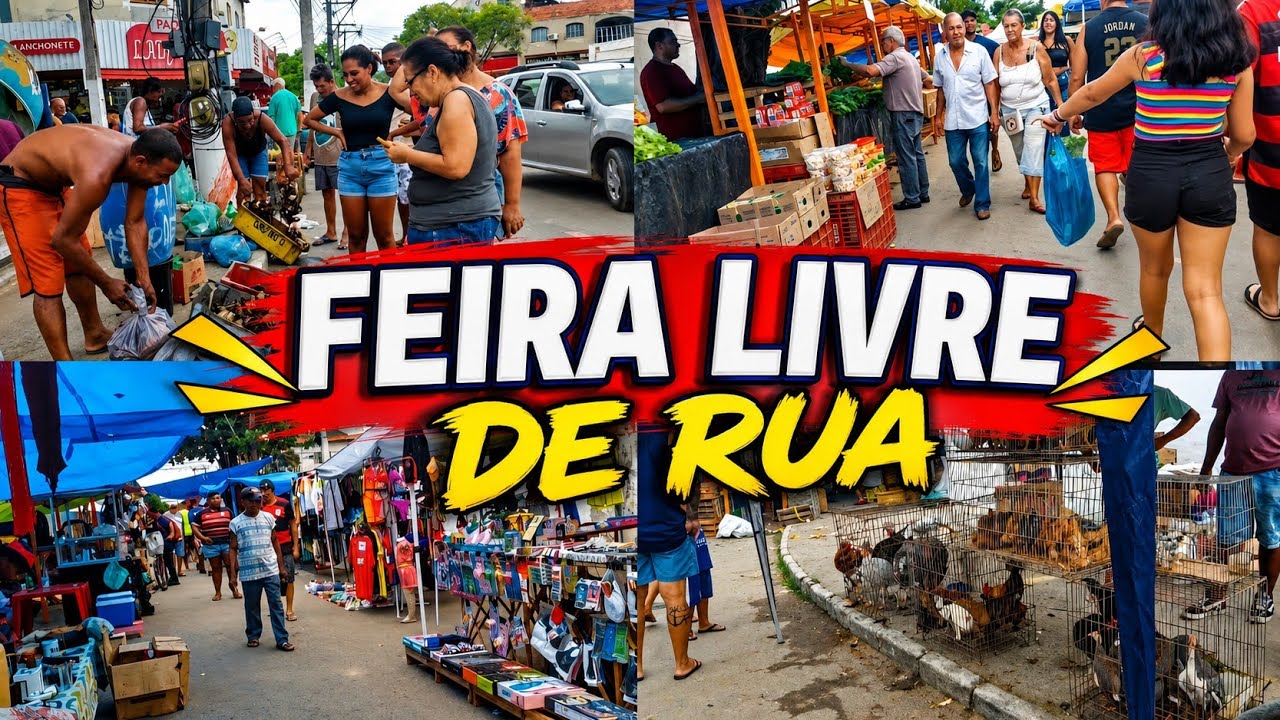 Feira livre de Itaboraí RJ