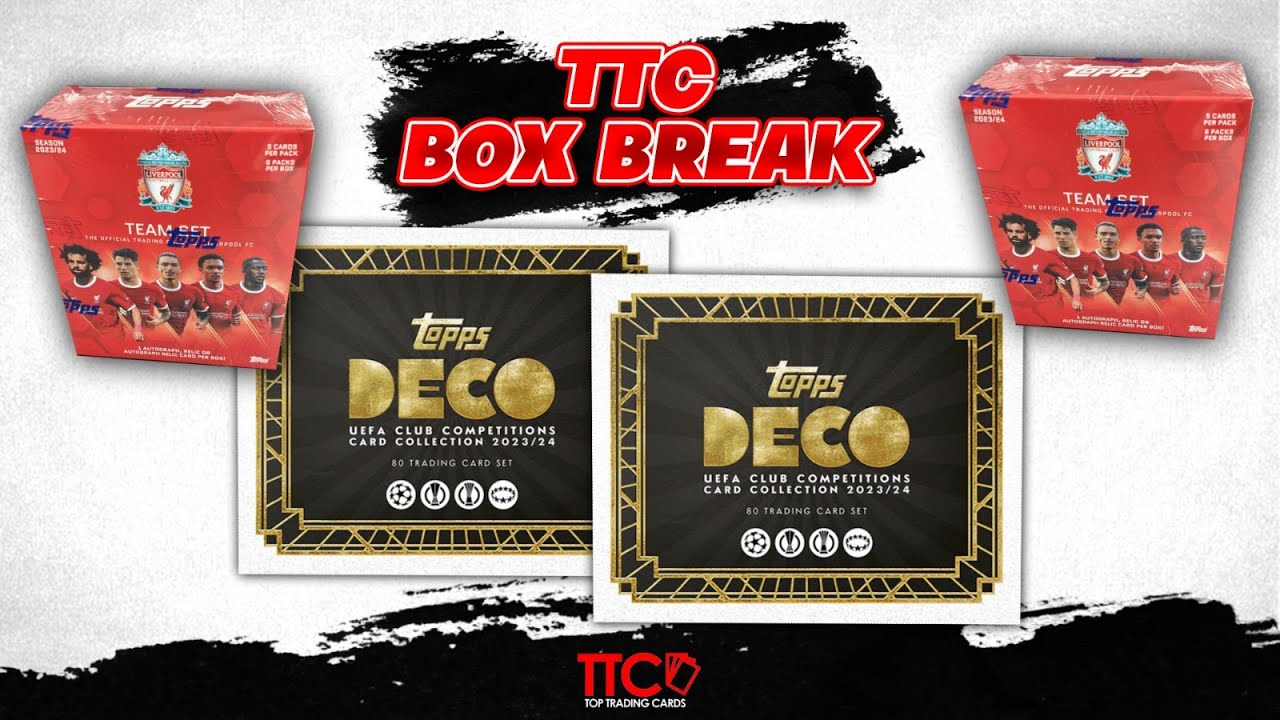 TTC BOX BREAK STREAM⚽ TOPPS 2023-24 DECO + DIE NEUEN LIVERPOOL TEAM SETS | join our Breaks ⬇⬇⬇⬇