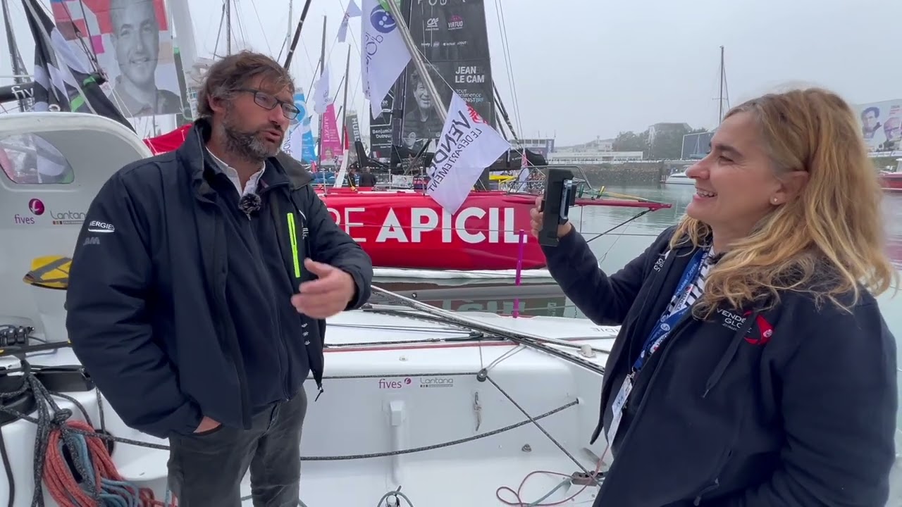 Qui est Louis DUC? AVANT/APRES Je l'ai rencontré juste avant son départ, retour ce midi #vendeeglobe