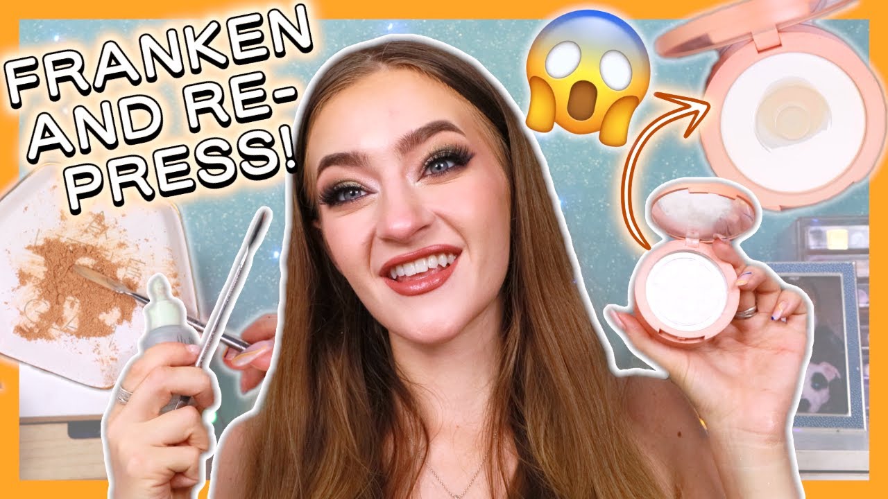 Destroying, Frankening and Repressing My Makeup Collection!!! (so satisfying!)
