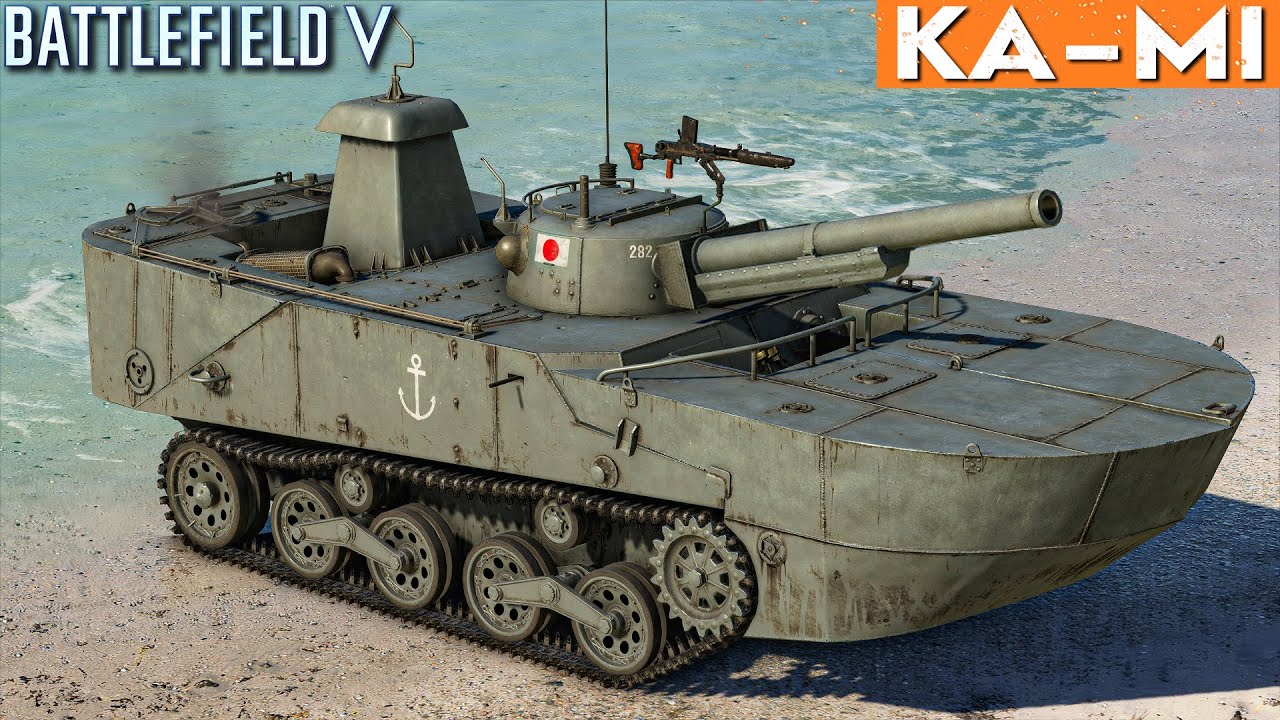 เรือถังประจัญบานญี่ปุ่น รีวิว Ka-mi - Battlefield V ไทย