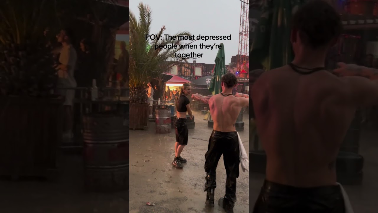 Dancing in the rain together? 🖤🔥