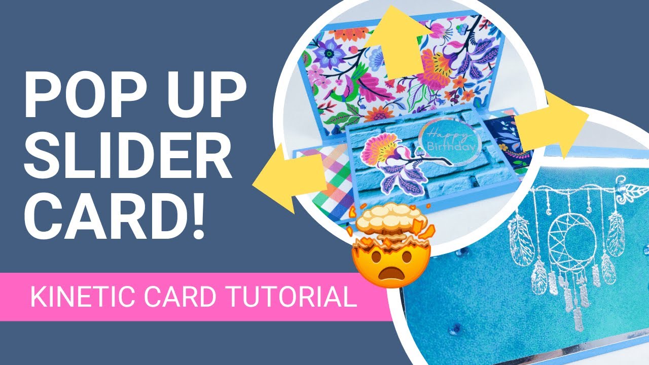 POP UP SLIDER Cardmaking Tutorial with Helen Griffin | Simply Made Crafts Bohemian Days Collection