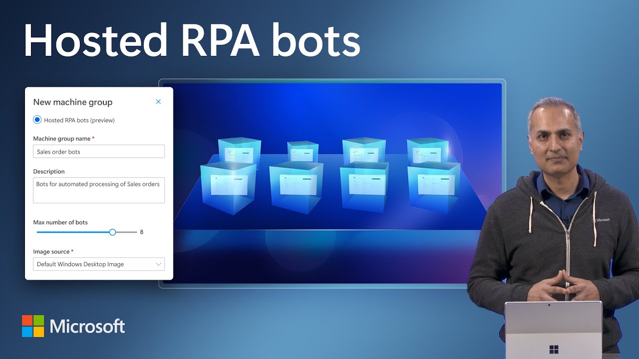 Łatwe skalowanie automatyzacji pulpitu dzięki hostowanym botom RPA w usłudze Power Automate
