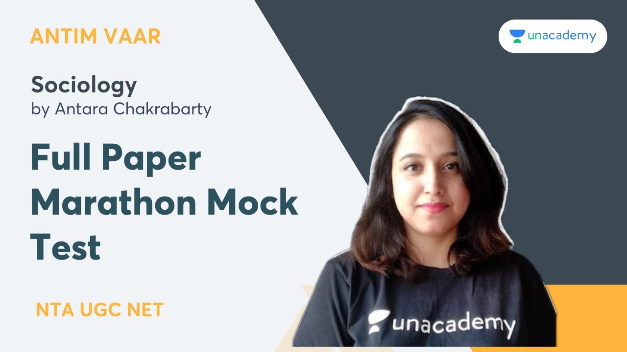 Antim Vaar |Full Paper Marathon Mock Test | Sociology | NTA UGC NET | Antara Chakraborty
